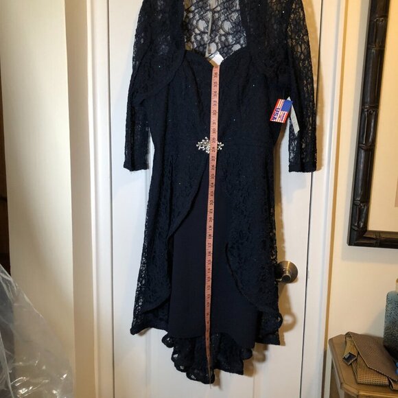 Ideas by Barbara Gown Style# 5825 NAVY BLUE Size M NWT - Picture 12 of 16